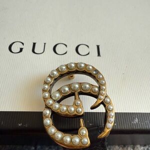 Gucci Black Leather Belt